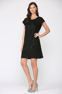 Ariel Suede Dress with Tie Back