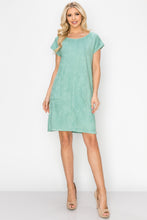 Load image into Gallery viewer, Ariel Suede Dress with Tie Back