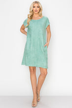 Load image into Gallery viewer, Ariel Suede Dress with Tie Back