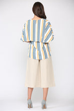Load image into Gallery viewer, Windelle Woven Top with Draped Cape Back