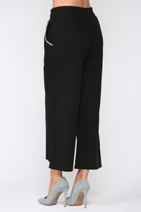 Stella Knit Pant with Diamond Trim