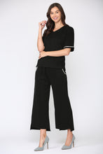 Load image into Gallery viewer, Stella Knit Pant with Diamond Trim