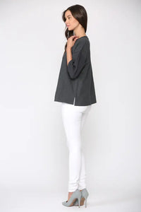 Celeste Cotton Knit Top