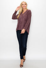 Load image into Gallery viewer, Andrea Stretch Suede Top