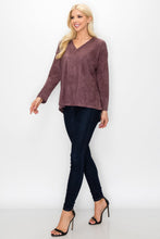 Load image into Gallery viewer, Andrea Stretch Suede Top