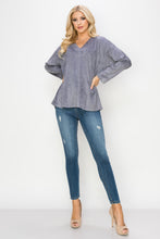 Load image into Gallery viewer, Andrea Stretch Suede Top