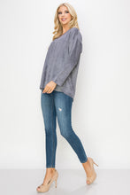 Load image into Gallery viewer, Andrea Stretch Suede Top