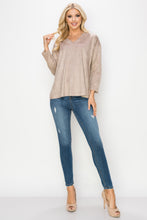 Load image into Gallery viewer, Andrea Stretch Suede Top