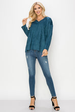 Load image into Gallery viewer, Andrea Stretch Suede Top