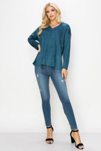 Load image into Gallery viewer, Andrea Stretch Suede Top