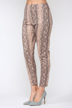 Load image into Gallery viewer, Annelise Stretch Suede Pant - Snake