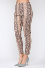 Load image into Gallery viewer, Annelise Stretch Suede Pant - Snake