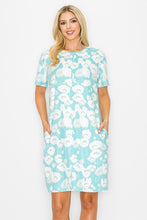 Load image into Gallery viewer, Audrey Stretch Suede Dress - Azalea Flower