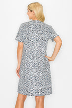 Load image into Gallery viewer, Audrey Stretch Suede Dress - Animal Print