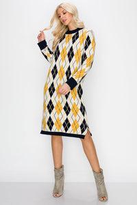 Santanna Knitted Sweater Dress