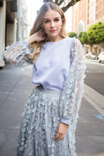 Load image into Gallery viewer, Reia Pointe Knit with Flower Lace