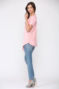 Kendall Modal Knit Crew Neck Top