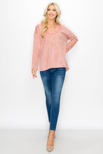 Load image into Gallery viewer, Andrea Stretch Suede Top