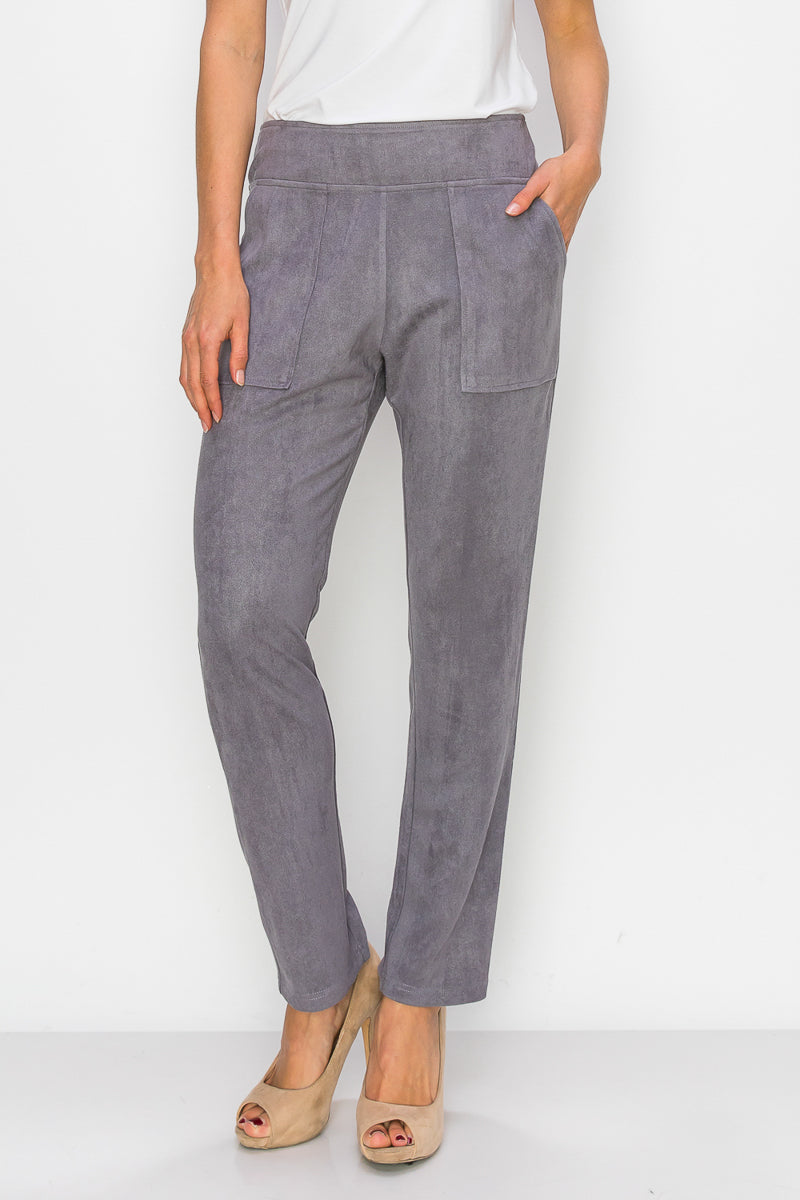 Amelia Stretch Suede Pant